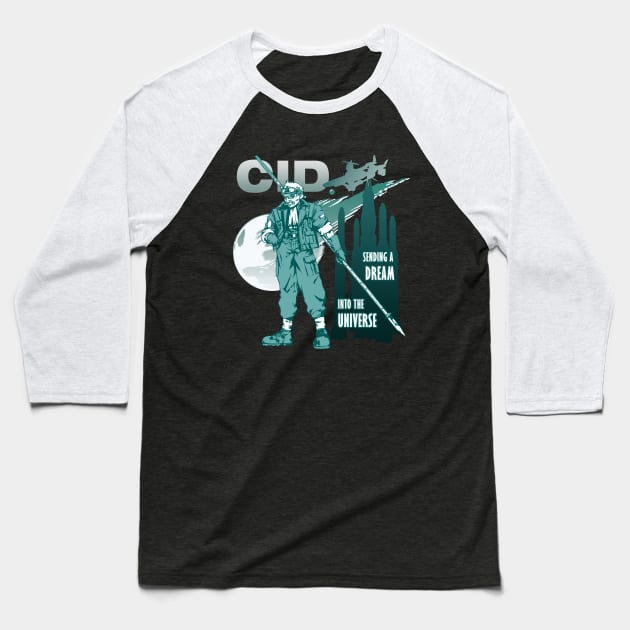 Cid FFVII Baseball T-Shirt by gamergeek